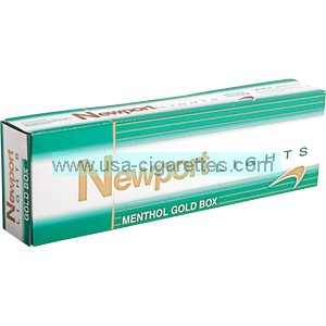 Newport Menthol Gold box cigarettes
